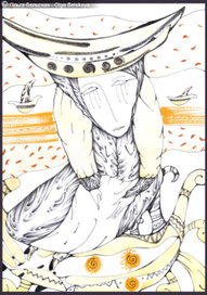 Химическая Дама на корабле.