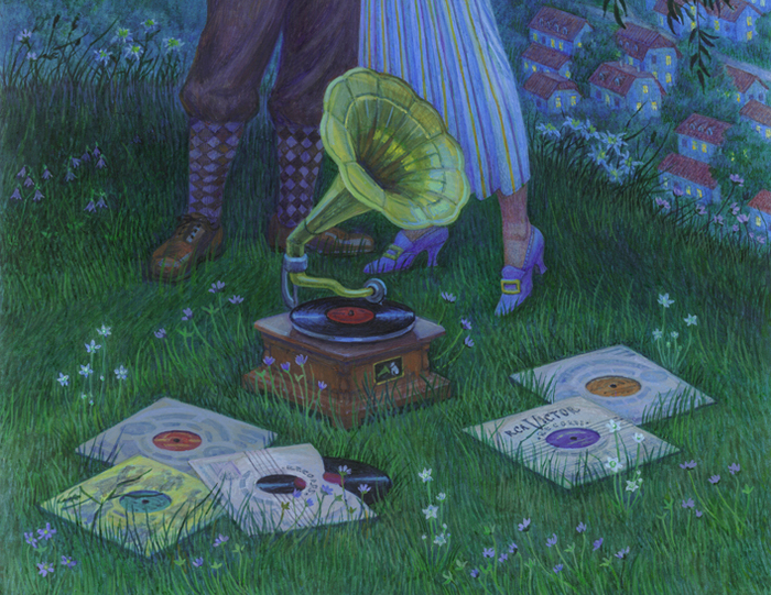 иллюстрация к роману Ф.С.Фицджеральда "Ночь Нежна", фрагмент