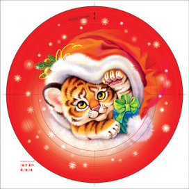 Тигренок новогодний