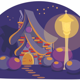 Домик в снегу