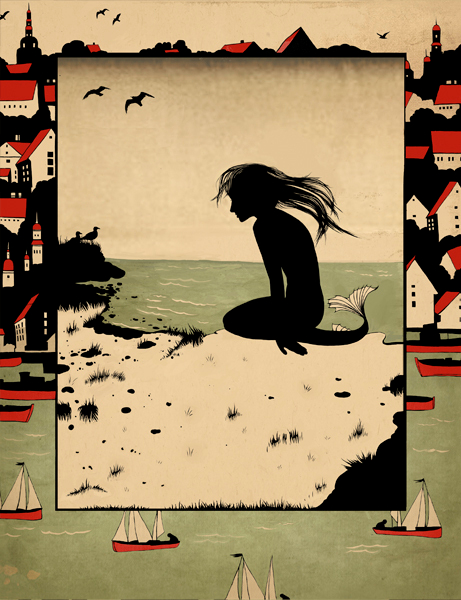 Иллюстрация к сказке Х.К.Андерсена "Русалочка"