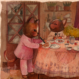 открытка для вложения к бренду пижам