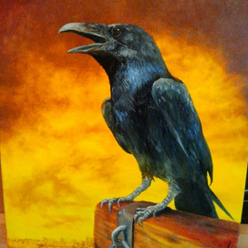 Ворон на кресте