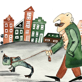 парень из Амстердама и ходячая рыба