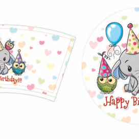 Дизайн детской посуды для праздников