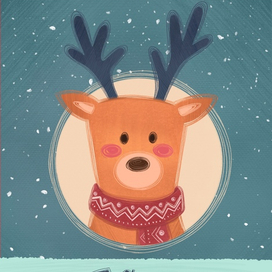 Рождественский олень 