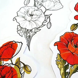 рисунок, скетчи от руки