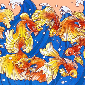 принт для коллекции купальников