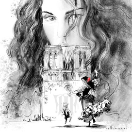 Нотре-Дам-де-Пари в огне....