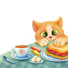 Рыжий котик Тимофей 