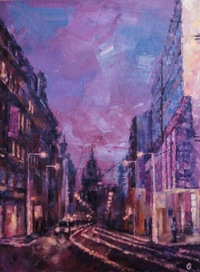 Вечерний город