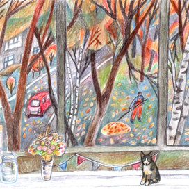 За минуту до снега