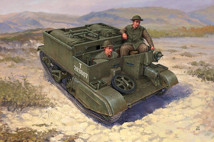 Британский огнемётный бронетранспортёр Wasp. Работа выполнялась для компании Bronco model.