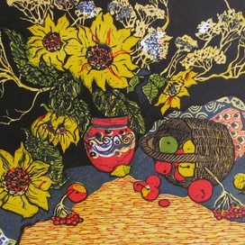 линогравюра цветная