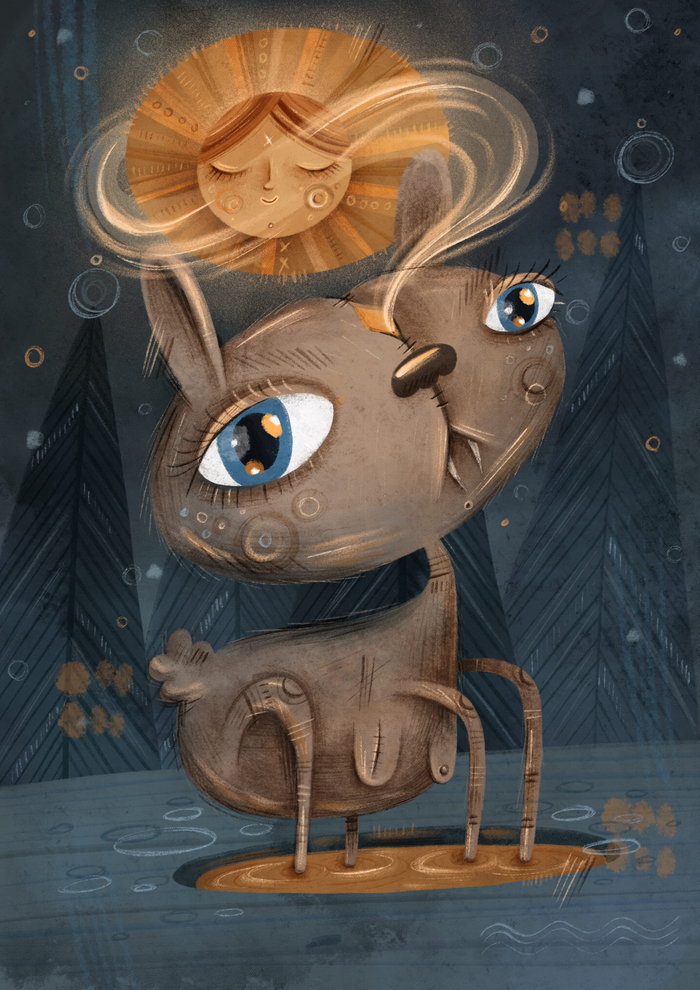 заяц иллюстрация