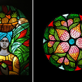 Витражи Африка и Протея.