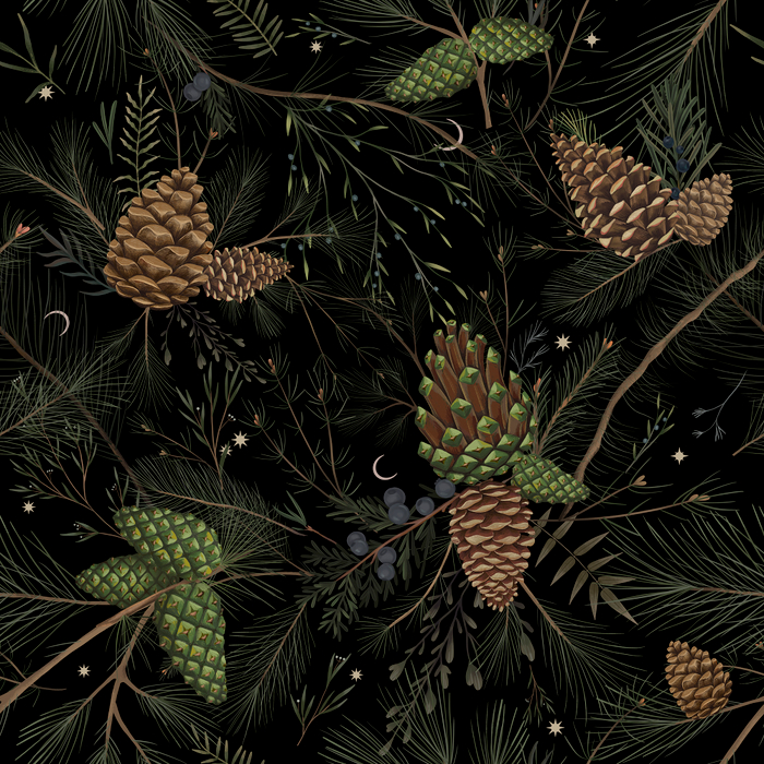 Бесшовный паттерн с шишками