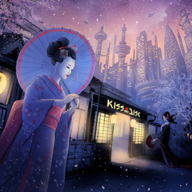 Гейша, сакура и город будущего...