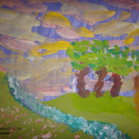 горная деревня 30х42.5  