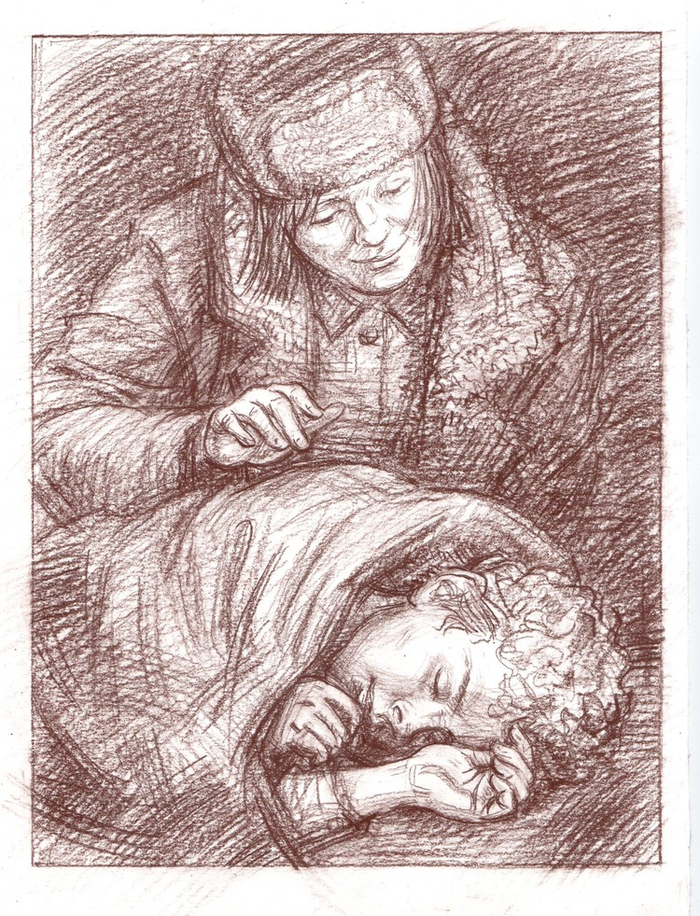  Радзиевская Софья "Болотные робинзоны". Иллюстрация