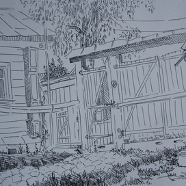 Деревенский дворик. 2013