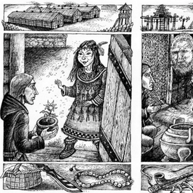 Первое дело Еремея, из илл-й к повести.