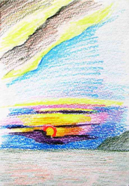 Закат в Кота Кинабалу