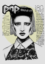 natalia vidianova pop magazine collaboration with Takk