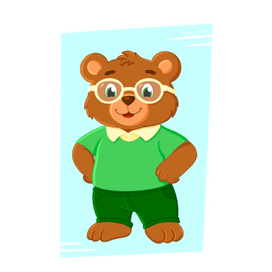 Медвежонок Тоша для детской развивашки