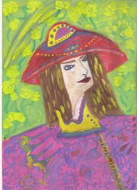 Девушка в шляпе