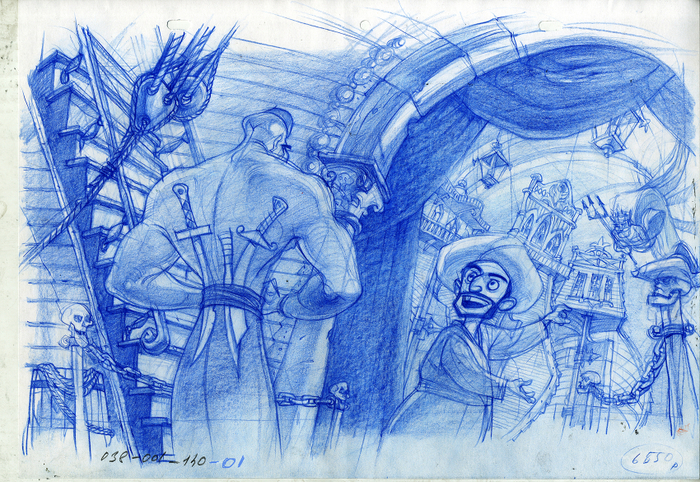 Разработка локации для мультфильма.