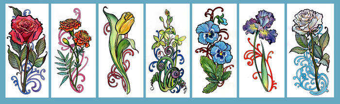 Цветы радуги