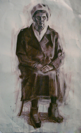 бабушка в пальто