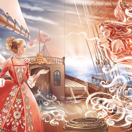 Иллюстрация к сказке Г.Х.Андерсена "Русалочка"