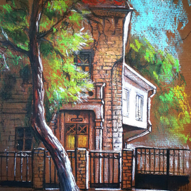 старый особняк на улице  Гринченко 