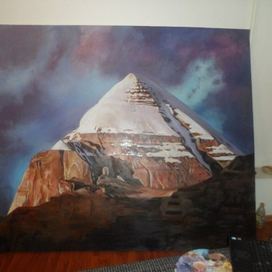картина маслом "Кайлас"