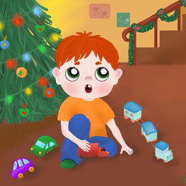 Новогодняя иллюстрация 