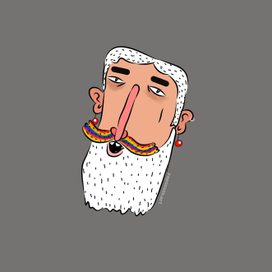 Иллюстрация "Дед"