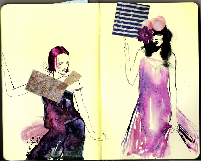 My very first moleskine sketches2