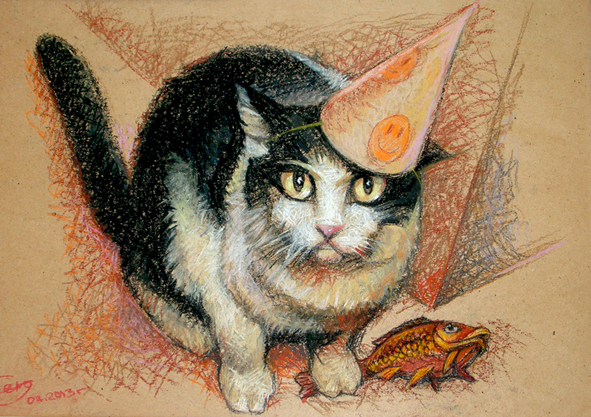 День рождения кота Боньки