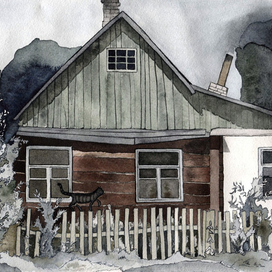 Вид из окна или утренняя прогулка кота Базылевса.