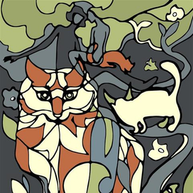 Адам и Ева в райском саду