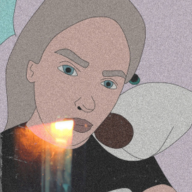 Арт для моей подруги. Векторный слой.