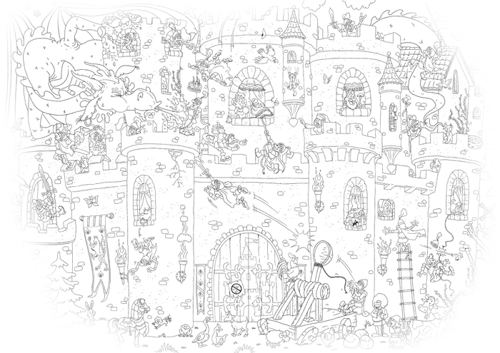 вимельбух - замок и дракон