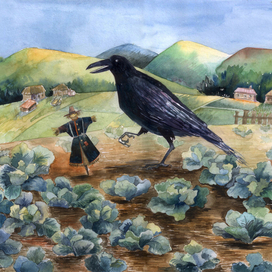 бесстрашный грач 