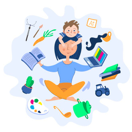 Мама в декрете