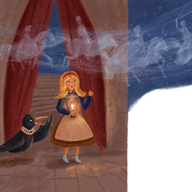 Иллюстрация для книги «Снежная королева» Г. Х. Андерсена