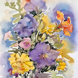 Букетик, собранный на балконе