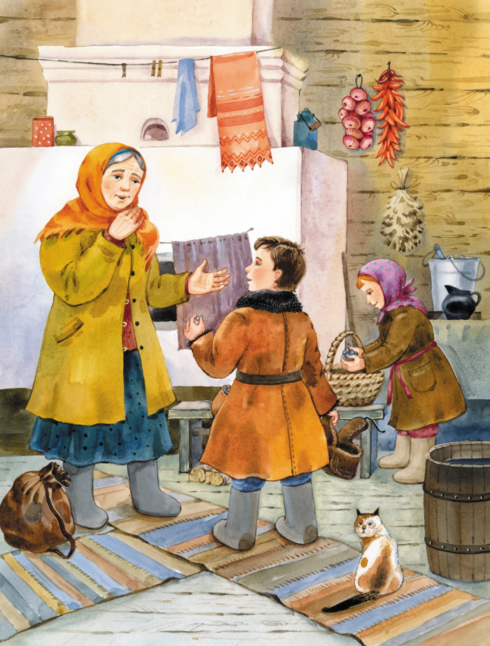 К повести Л.Воронковой "В гостях у бабушки Марфы"