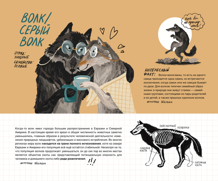 Иллюстрация для журнала о животных